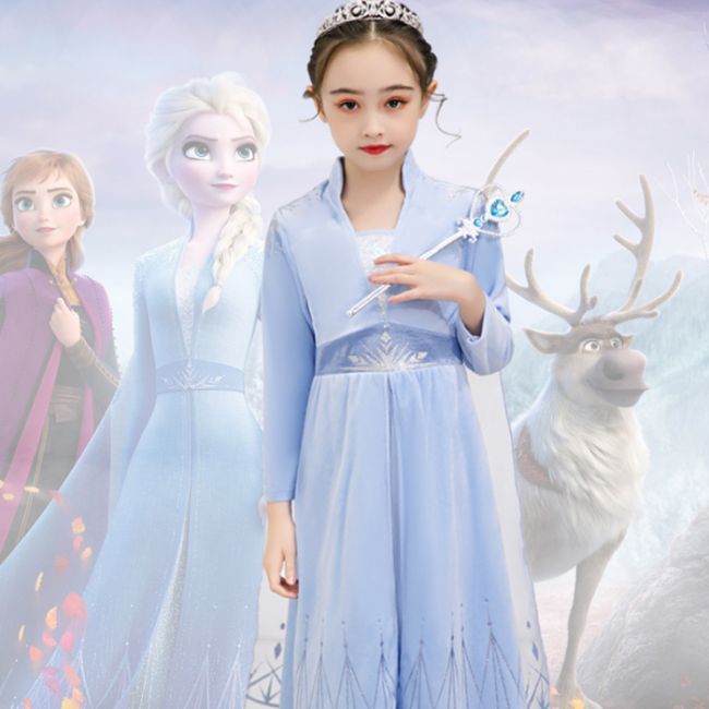 8. Frozen II Elsa Princess Dress